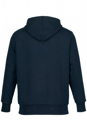 JAY-PI Hoodie with Soft Brushed Interior Navy - Pulovere & hanorace - Pulovere & Hanorace Bărbați Mărimi Mari