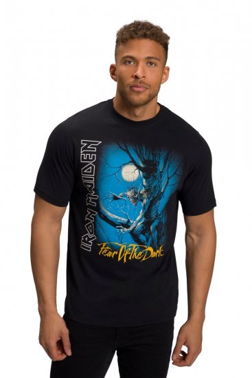 JP1880 Iron Maiden Graphic Comfort Fit Band T-Shirt Black - Tricouri - Tricouri Bărbați Mărimi Mari