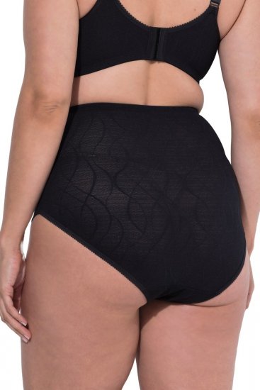 Ulla Popken 809385 Chiloți modelatori cu dantelă Neagră - Lenjerie modelatoare - 