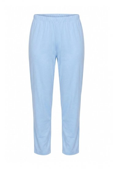 Ulla Popken 810592 Pijama cu dantelă Albastru deschis - Pijamale/Haine de casă - 