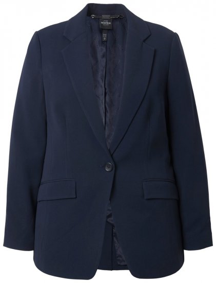 Ulla Popken 811944 Sacou clasic Bleumarin - Sacouri - Sacouri în Mărimi Mari pentru Femei