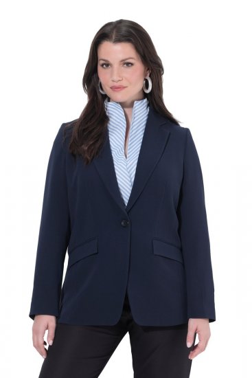Ulla Popken 811944 Sacou clasic Bleumarin - Sacouri - Sacouri în Mărimi Mari pentru Femei