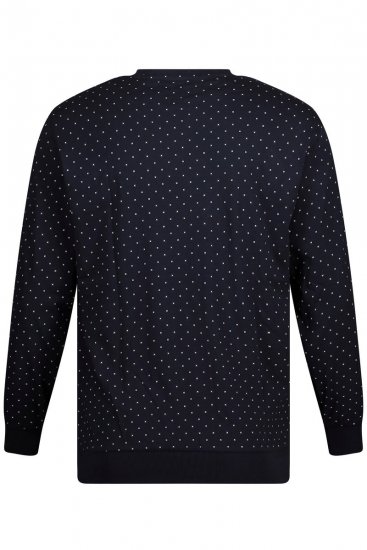 JP1880 Pyjamas Two-piece Long Sleeve and Long Trousers Navy - Lenjerie intimă & costum baie - Lenjerie Intimă Bărbați Mărimi Mari