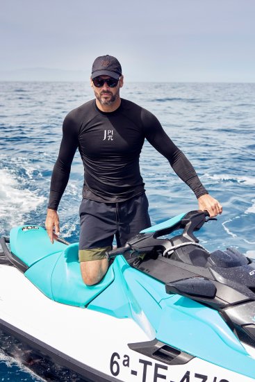JP1880 Jay-Pi QuickDry Swim Shirt Black - Haine sport & haine de exterior - Haine Sport & Exterior Bărbați Mărimi Mari