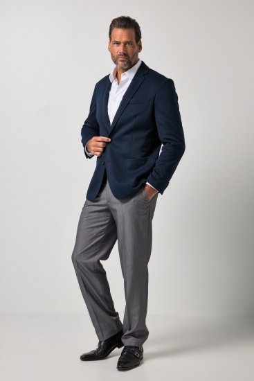 JP1880 815431 Sacou cu căptușeală parțială ușoară Bleumarin - Costume - Costume Bărbați mărimi mari