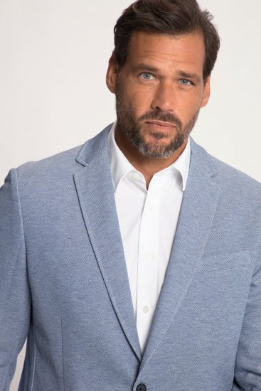 JP1880 815431 Sacou cu căptușeală parțială ușoară Albastru marin - Costume - Costume Bărbați mărimi mari