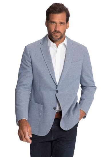 JP1880 815431 Sacou cu căptușeală parțială ușoară Albastru marin - Costume - Costume Bărbați mărimi mari