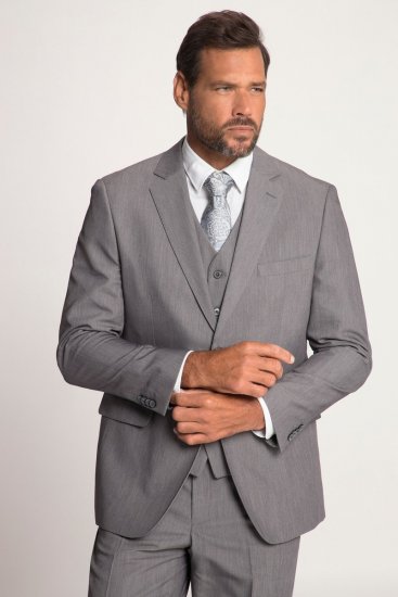 JP1880 Keos Flexnamic Sacou Gri oțel - Costume - Costume Bărbați mărimi mari