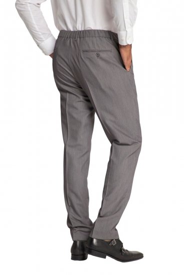 JP1880 Keos Flexnamic Pantaloni de costum Gri oțel - Costume - Costume Bărbați mărimi mari