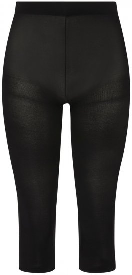 Ulla Popken 815580 Colanți 3/4 fără talpă cu protecție pentru coapse 80 den Neagră - Ciorapi & șosete - 