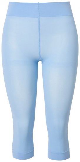 Ulla Popken 815580 Colanți 3/4 fără talpă cu protecție pentru coapse 80 den Albastru deschis - Ciorapi & șosete - 