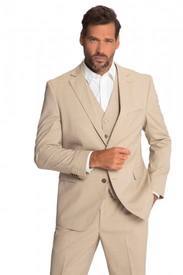 JP1880 Paris Flexnamic Sacou Gri nisip - Costume - Costume Bărbați mărimi mari