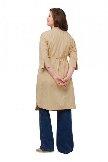 Ulla Popken 816283 Rochie tip cămașă Verde deschis - Rochii - Rochii pentru toate mărimile