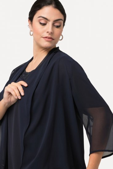 Ulla Popken 817211 Jachetă Bleumarin - Geci - Jachete de damă marimi mari