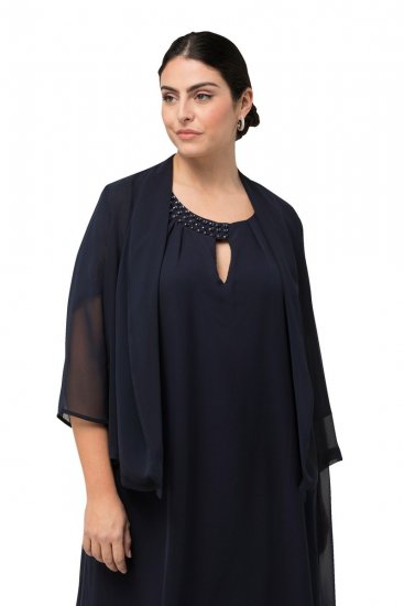 Ulla Popken 817211 Jachetă Bleumarin - Geci - Jachete de damă marimi mari