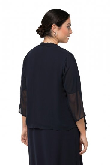Ulla Popken 817211 Jachetă Bleumarin - Geci - Jachete de damă marimi mari