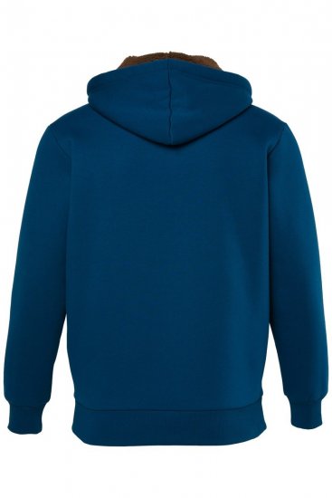 JP1880 820464 Jachetă cu glugă și căptușeală teddy Albastru cerneală TALL - TALL pulovere - Bluze și hanorace TALL