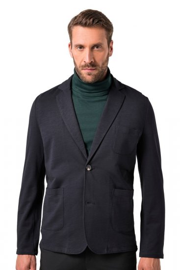 JP1880 820825 Sacou tip hanorac Neagră - Costume - Costume Bărbați mărimi mari