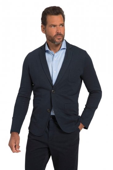 JP1880 820825 Sacou tip hanorac Bleumarin - Costume - Costume Bărbați mărimi mari