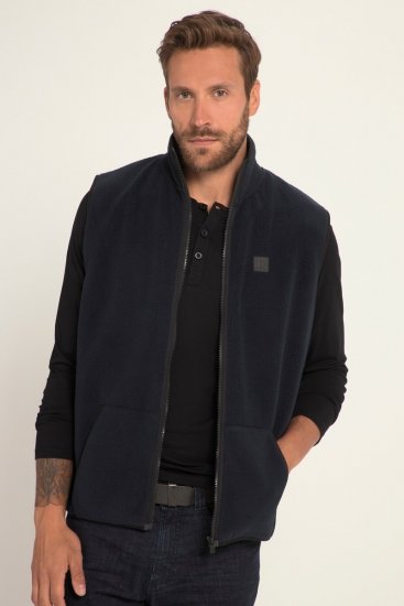 JP1880 Fleece Gilet Stomach Fit Navy - Geci - Geci Bărbați Mărimi Mari