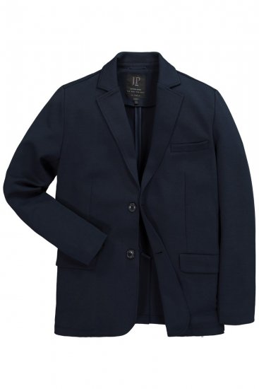 JP1880 New York Flexnamic Sacou din jerseu cu buzunare cu clapă Bleumarin - Costume - Costume Bărbați mărimi mari