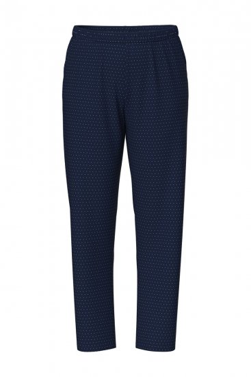 Ulla Popken 821244 Pijama cu buline Bleumarin - Pijamale/Haine de casă - 