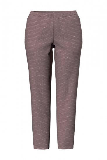 Ulla Popken 821244 Pijama cu buline Maro - Pijamale/Haine de casă - 