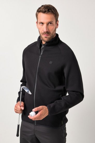 JAY-PI FLEXNAMIC® Golf Sweat Jacket with Zipper Black - Haine sport & haine de exterior - Haine Sport & Exterior Bărbați Mărimi Mari