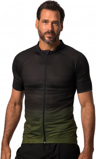 JP1880 Jay-Pi Flexnamic QuickDry Cycling Jersey Black - Haine sport & haine de exterior - Haine Sport & Exterior Bărbați Mărimi Mari