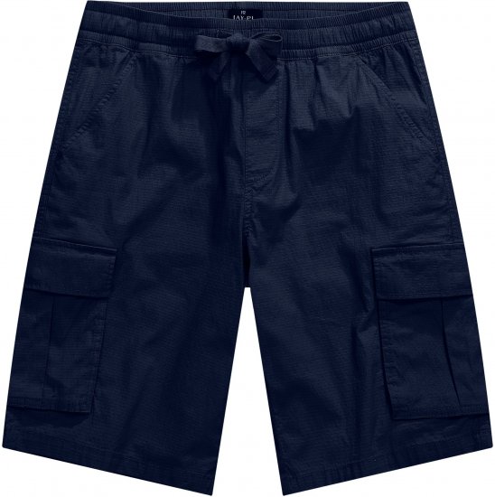 JP1880 Jay-Pi Flexnamic Bermuda Cargo Shorts Navy Blue - Haine sport & haine de exterior - Haine Sport & Exterior Bărbați Mărimi Mari