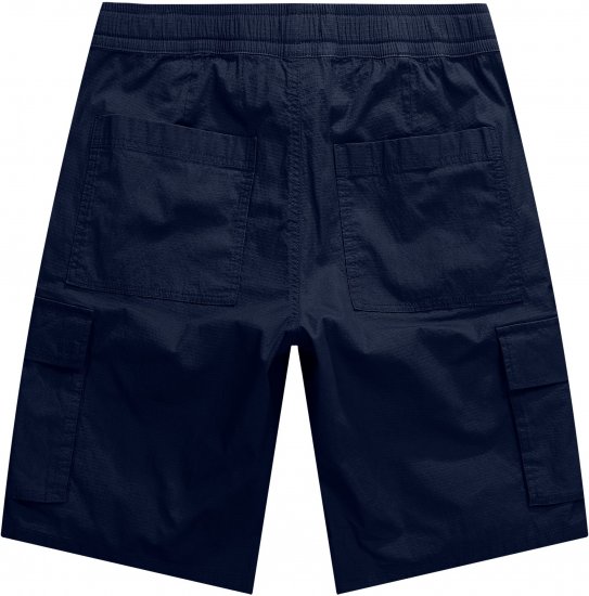 JP1880 Jay-Pi Flexnamic Bermuda Cargo Shorts Navy Blue - Haine sport & haine de exterior - Haine Sport & Exterior Bărbați Mărimi Mari
