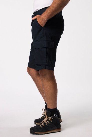 JP1880 Jay-Pi Flexnamic Bermuda Cargo Shorts Navy Blue - Haine sport & haine de exterior - Haine Sport & Exterior Bărbați Mărimi Mari