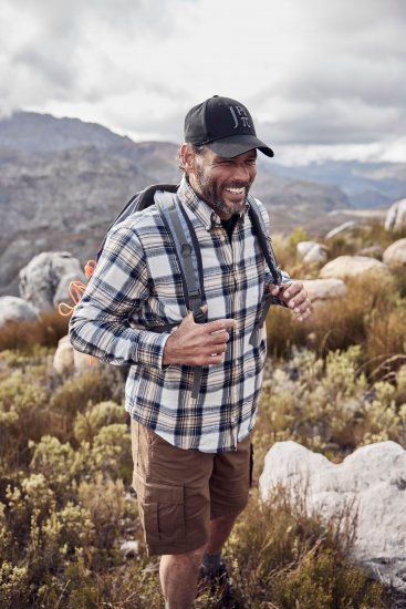 JP1880 Jay-Pi Flexnamic Bermuda Cargo Shorts Copper Brown - Haine sport & haine de exterior - Haine Sport & Exterior Bărbați Mărimi Mari