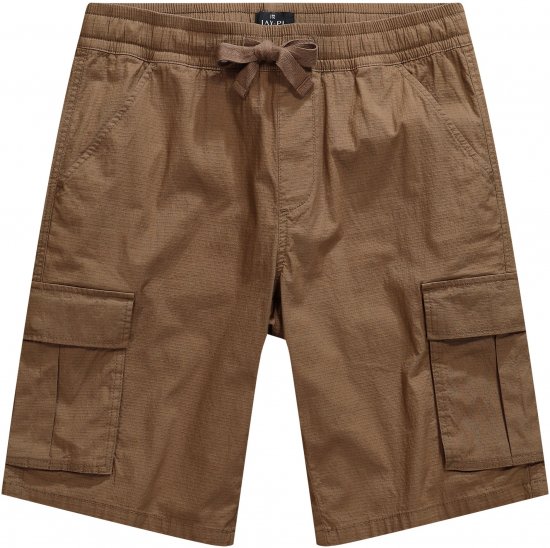JP1880 Jay-Pi Flexnamic Bermuda Cargo Shorts Copper Brown - Haine sport & haine de exterior - Haine Sport & Exterior Bărbați Mărimi Mari