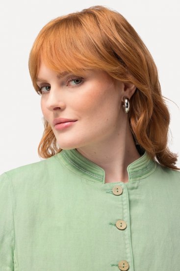 Ulla Popken 823539 Jachetă Verde măsliniu - Geci - Jachete de damă marimi mari
