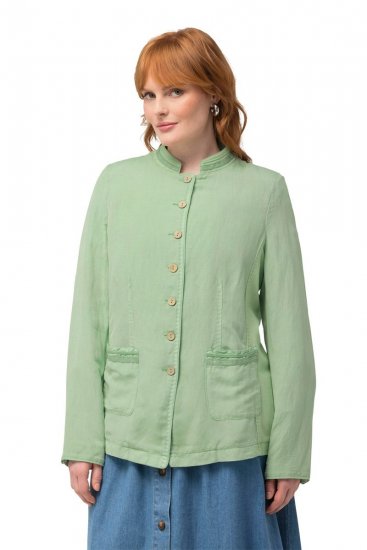 Ulla Popken 823539 Jachetă Verde măsliniu - Geci - Jachete de damă marimi mari