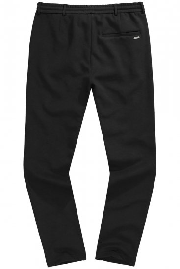 JP1880 New York Flexnamic Pantaloni din jerseu cu talie elastică Neagră - Costume - Costume Bărbați mărimi mari