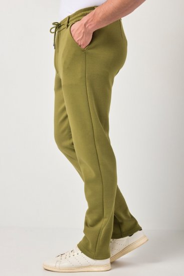 JP1880 New York Flexnamic Pantaloni din jerseu cu talie elastică Verde - Costume - Costume Bărbați mărimi mari