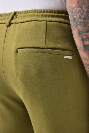 JP1880 New York Flexnamic Pantaloni din jerseu cu talie elastică Verde - Costume - Costume Bărbați mărimi mari