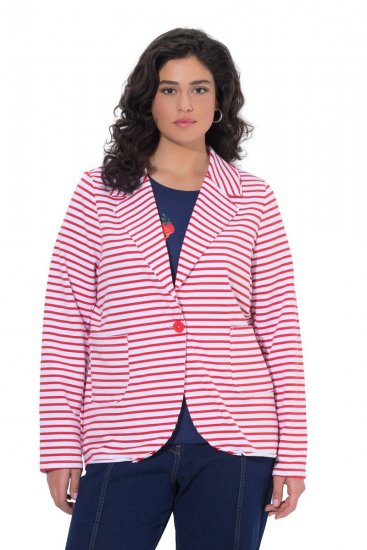 Ulla Popken 824355 Sacou din jerseu Coral - Sacouri - Sacouri în Mărimi Mari pentru Femei