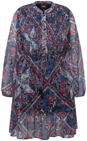 Ulla Popken 824976 Rochie imprimată Bleumarin - Rochii midi - Rochii midi la marimi mari