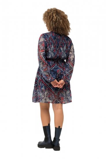 Ulla Popken 824976 Rochie imprimată Bleumarin - Rochii midi - Rochii midi la marimi mari