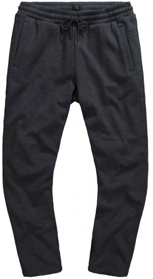 JP1880 825206 Pantaloni de trening cu croi pentru burtă Gri închis melanj - Pantaloni trening - Pantaloni Trening Bărbați Mărimi Mari