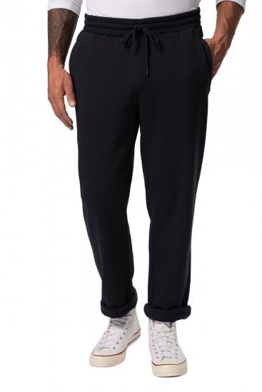 JP1880 825206 Pantaloni de trening cu croi pentru burtă Bleumarin - Pantaloni trening - Pantaloni Trening Bărbați Mărimi Mari