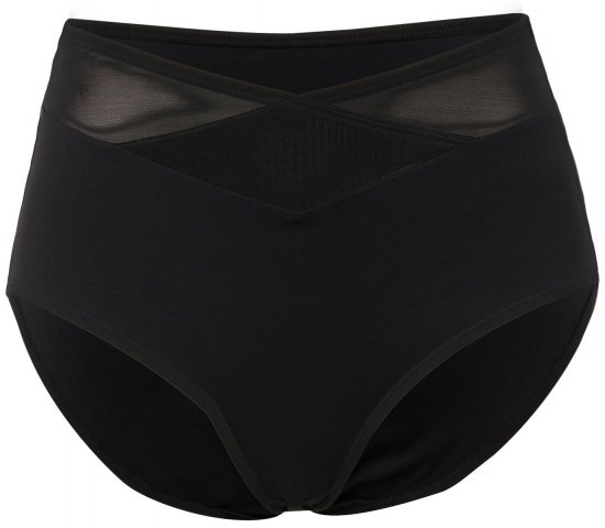 Ulla Popken 825676 Chiloți modelatori cu talie înaltă Neagră - Lenjerie modelatoare - 