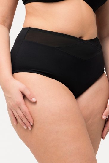 Ulla Popken 825676 Chiloți modelatori cu talie înaltă Neagră - Lenjerie modelatoare - 