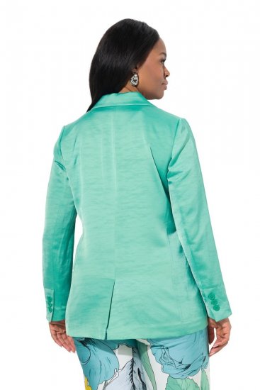 Ulla Popken 826161 Sacou texturat Verde - Sacouri - Sacouri în Mărimi Mari pentru Femei