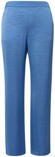 Ulla Popken 826163 Pantaloni de costum largi Albastru denim - Pantaloni din material textil - Pantaloni evazați marimi mari