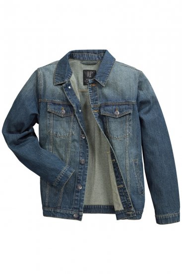 JP1880 Denim Jacket Dark Blue Denim - Geci - Geci Bărbați Mărimi Mari