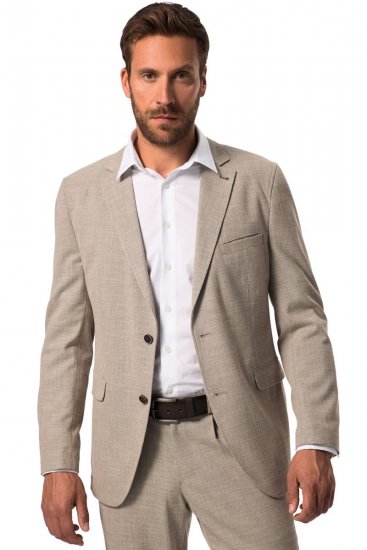 JP1880 Bamboo Flexnamic Sacou Nisip - Costume - Costume Bărbați mărimi mari
